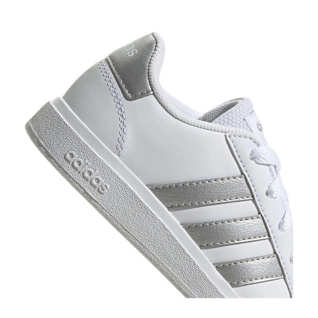 adidas Sportswear Grand Court 2.0 sneakers wit/zilver | wehkamp