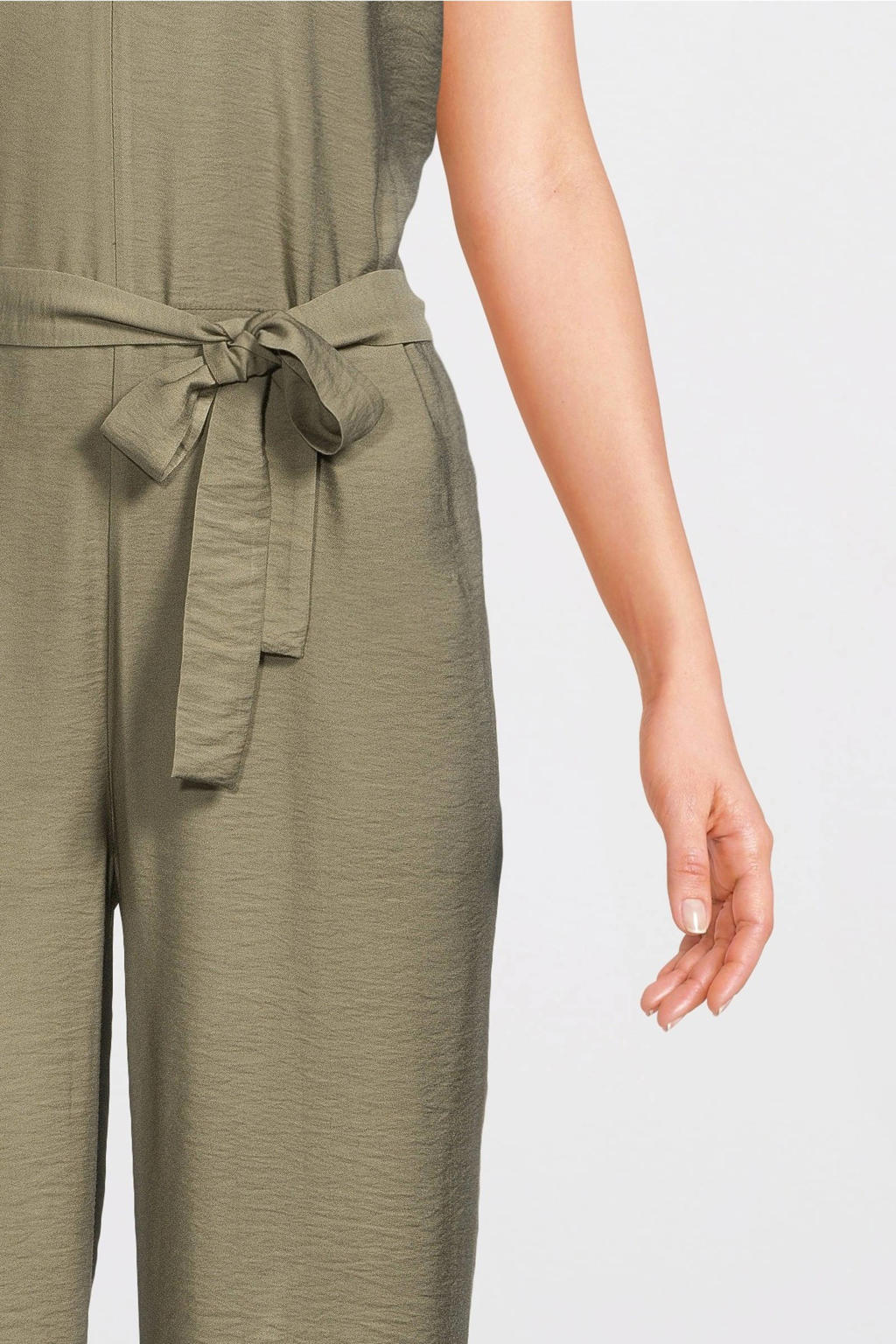 AnotherLabel jumpsuit Fae grijsgroen wehkamp