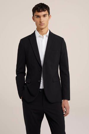 slim fit colbert zwart