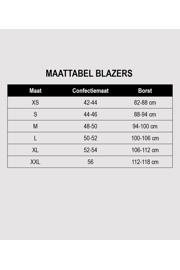 thumbnail: Zwarte heren WE Fashion slim fit colbert van polyester met effen, reverskraag en geweven detail