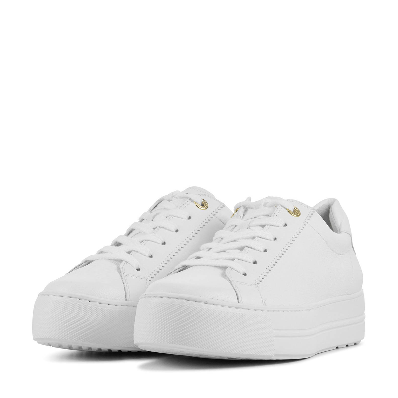 Paul Green leren sneakers wit | wehkamp