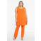 YOEK top van travelstof DOLCE oranje