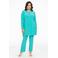 YOEK Plus Size tregging Dolce turquoise