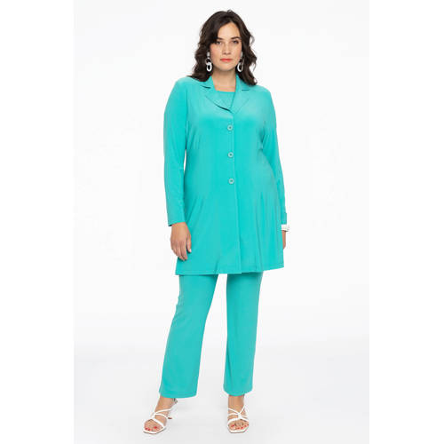 YOEK Plus Size tregging Dolce turquoise afbeelding