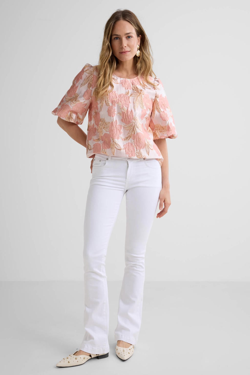 LTB flared jeans Fallon wit