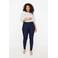Zizzi high waist skinny tregging JEVA donkerblauw