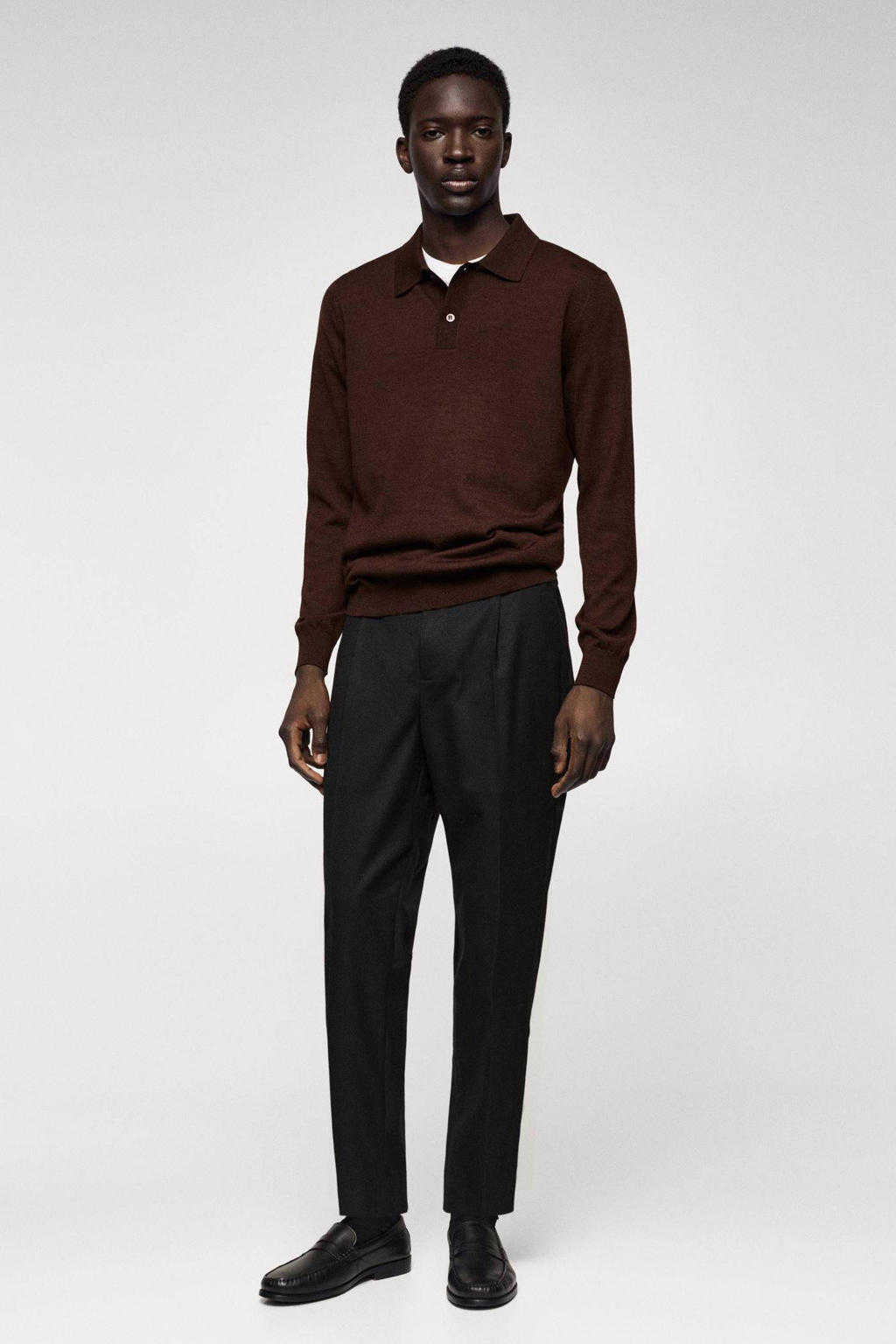 Indicode Heren Loakim Knit Sweater | Klassieke gemêleerde gebreide trui Cornstalk S
