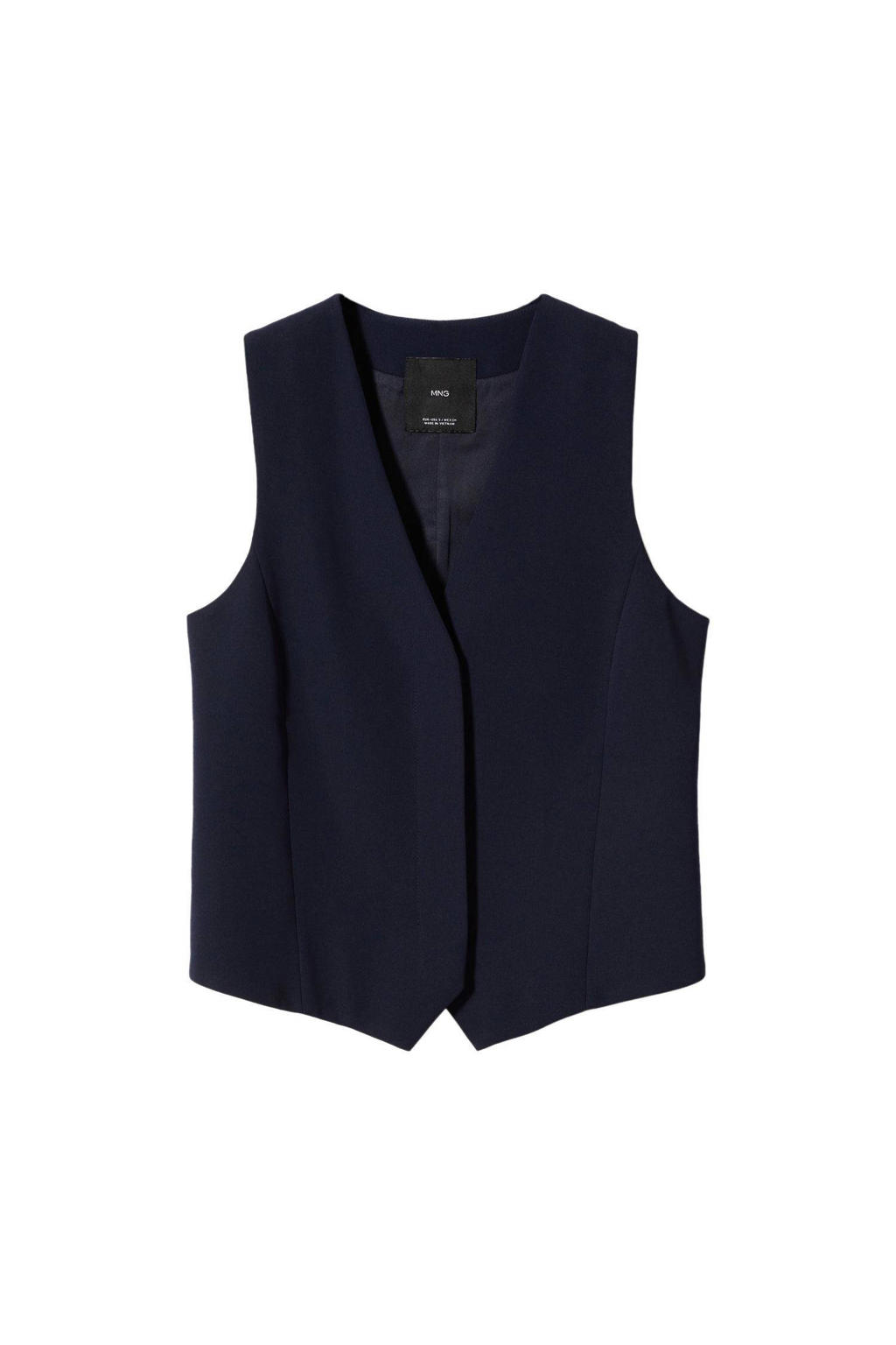 Mango gilet donkerblauw kopen? in huis wehkamp