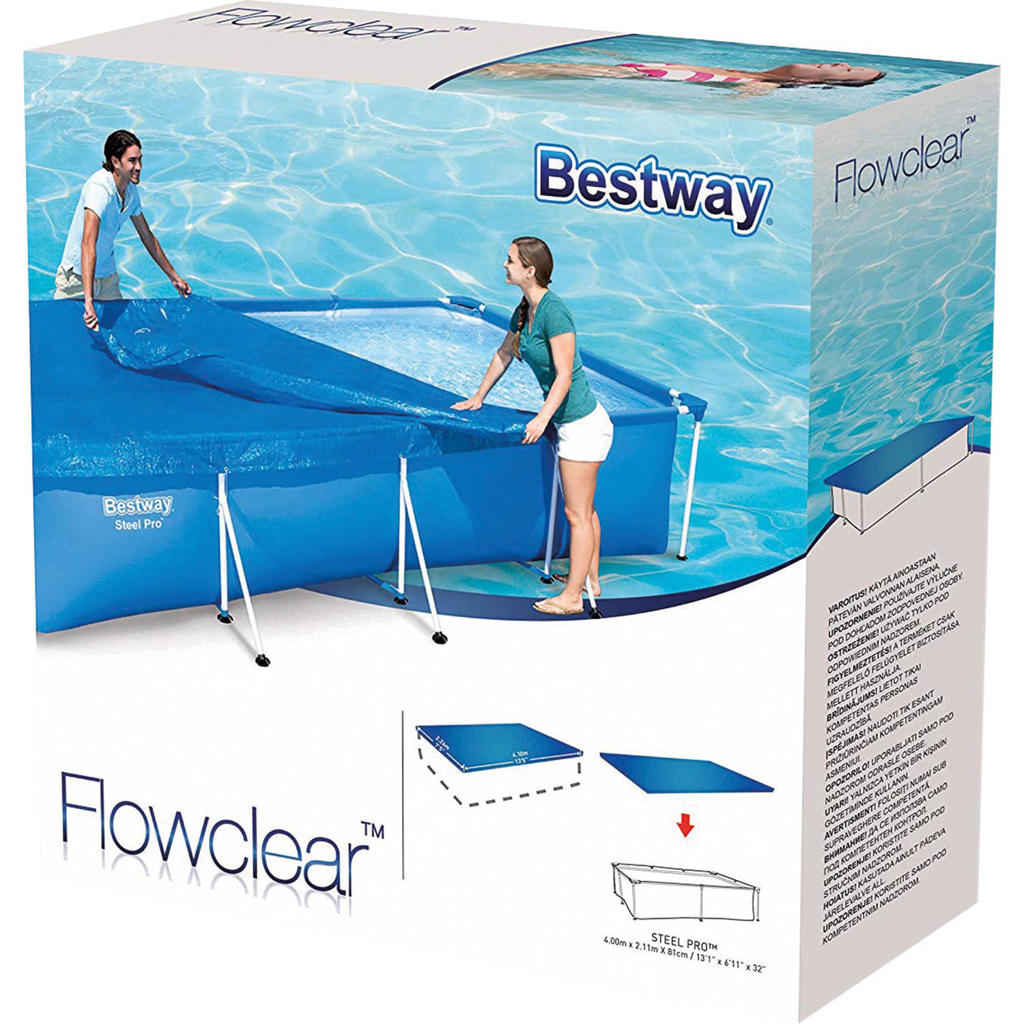 Bestway Steel Afdekhoes zwembad (400x211 cm) wehkamp