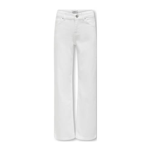 KIDS ONLY GIRL wide leg jeans KOGJUICY white