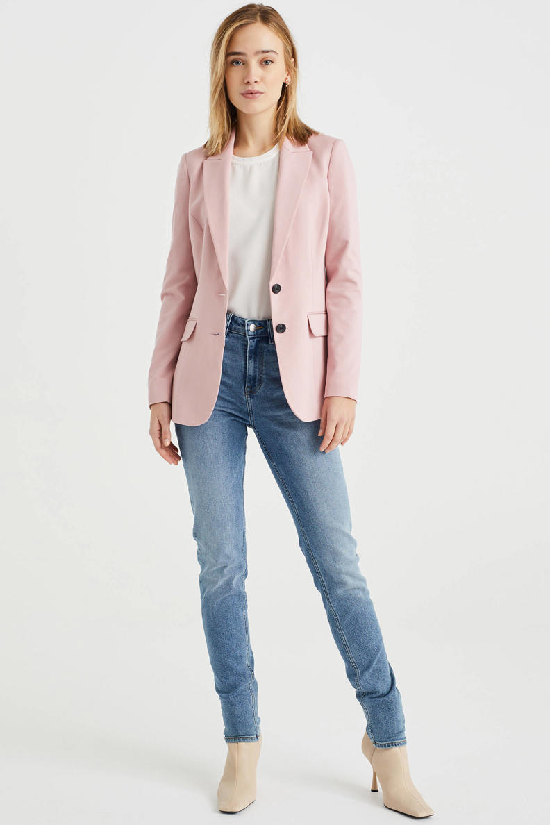 WE Fashion blazer lichtroze kopen? in huis wehkamp