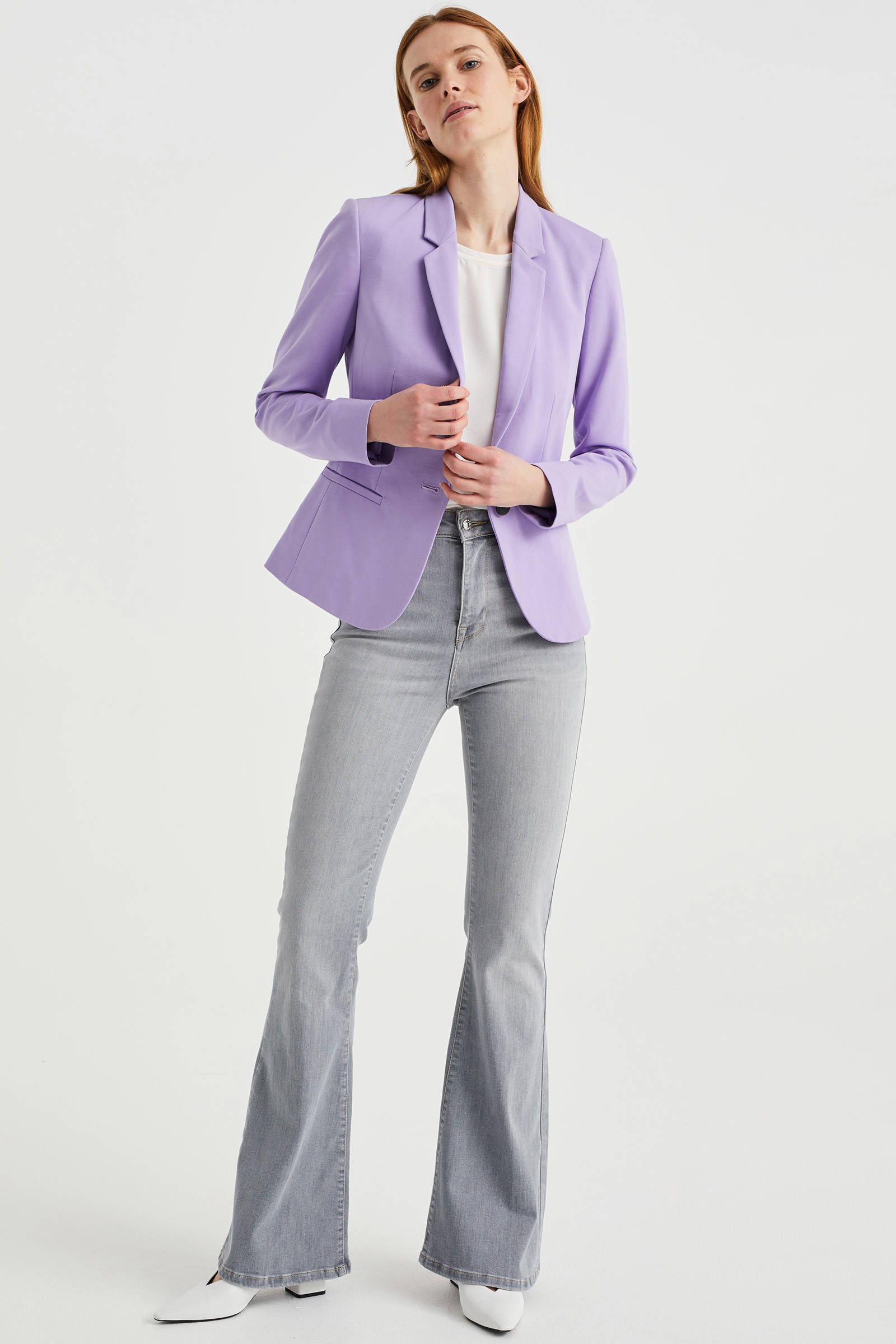 WE Fashion blazer lila kopen Morgen in huis wehkamp