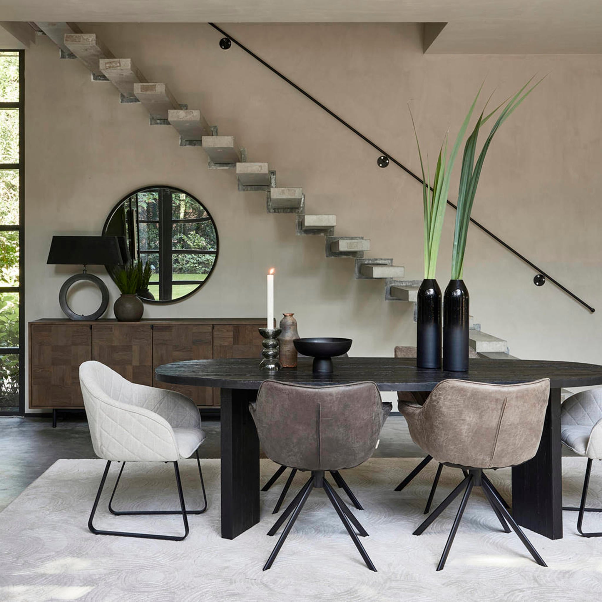 Riviera Maison eetkamerstoel draaibaar Carnaby - Afbeelding 8