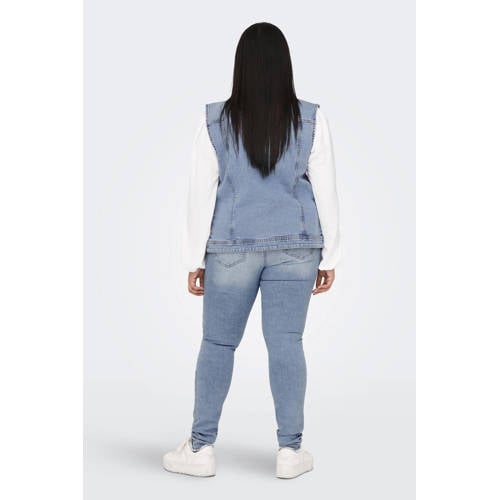 ONLY CARMAKOMA gilet CARWESPA light blue afbeelding