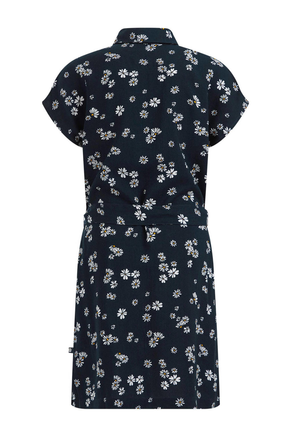 Stijlvolle blousejurk met bloemenprint en omslagkraag