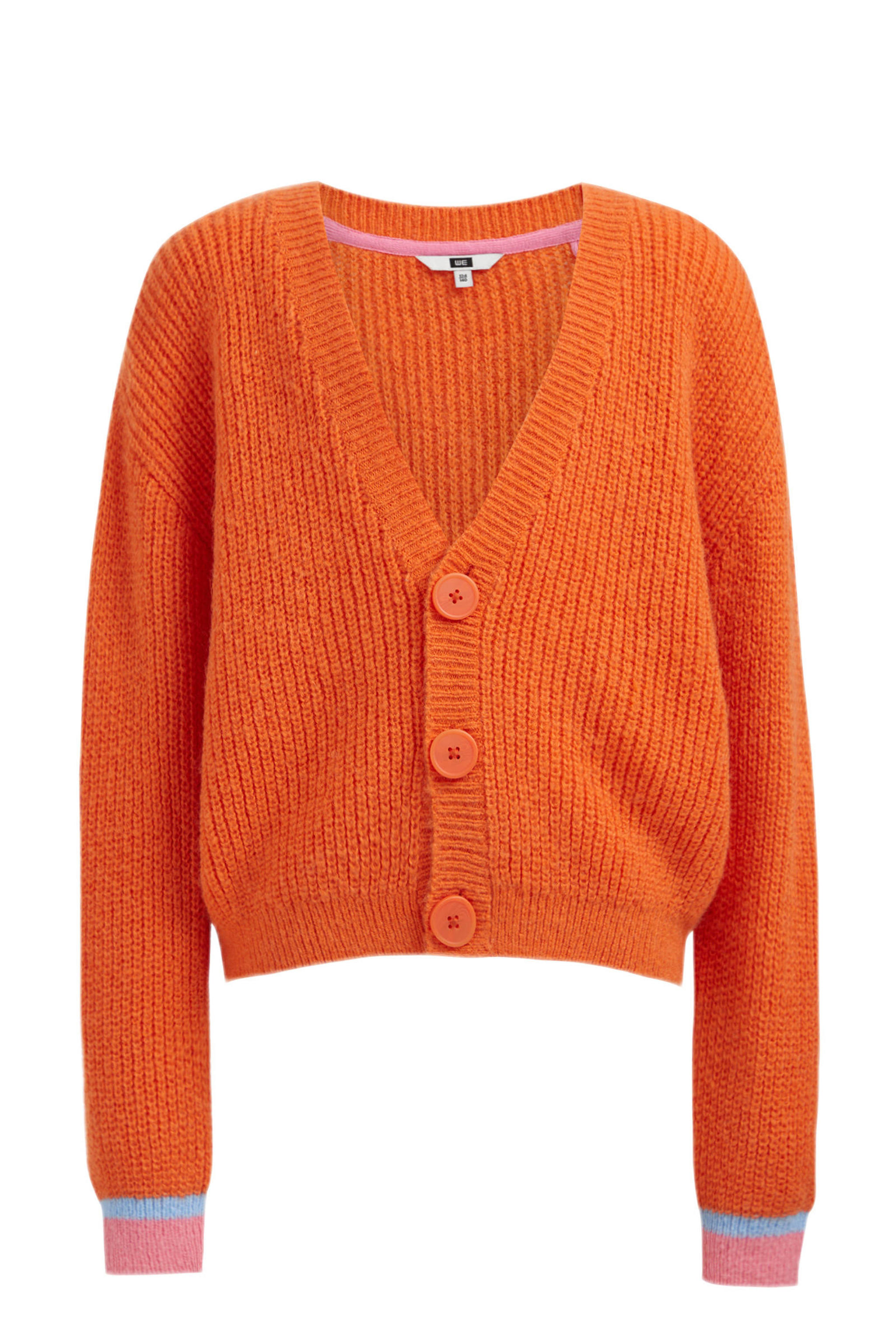 WE Fashion vest oranje kopen? in huis wehkamp