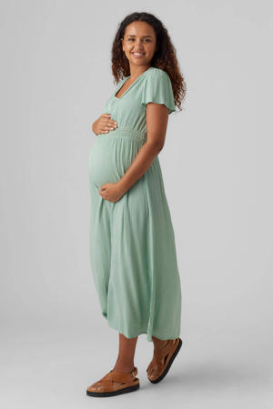 zwangerschapsjurk MLMIMMI lichtgroen