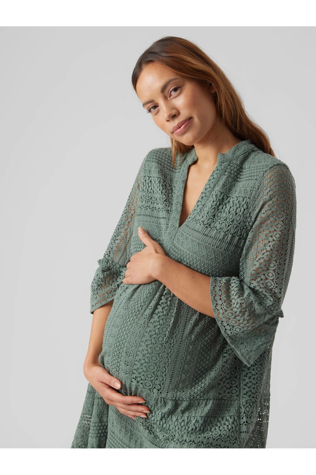 VERO MODA MATERNITY Zwangerschapsjurk VMMHONEY Groen Wehkamp vero-moda-maternity-zwangerschapsjurk-vmmhoney-groen-wehkamp