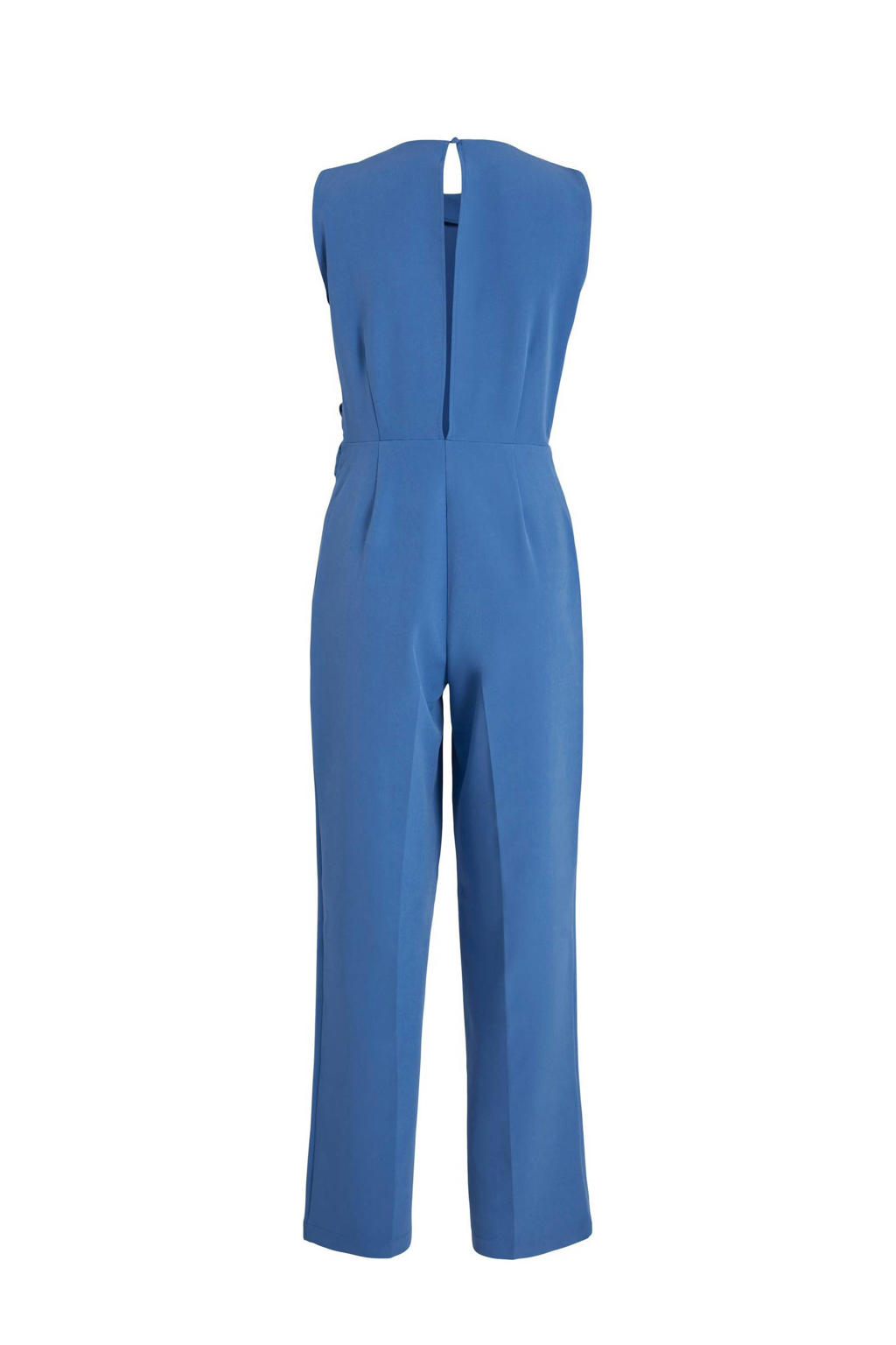 VILA jumpsuit VIGERY blauw kopen? in huis wehkamp