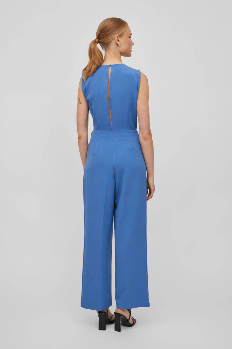 VILA jumpsuit VIGERY blauw kopen? in huis wehkamp