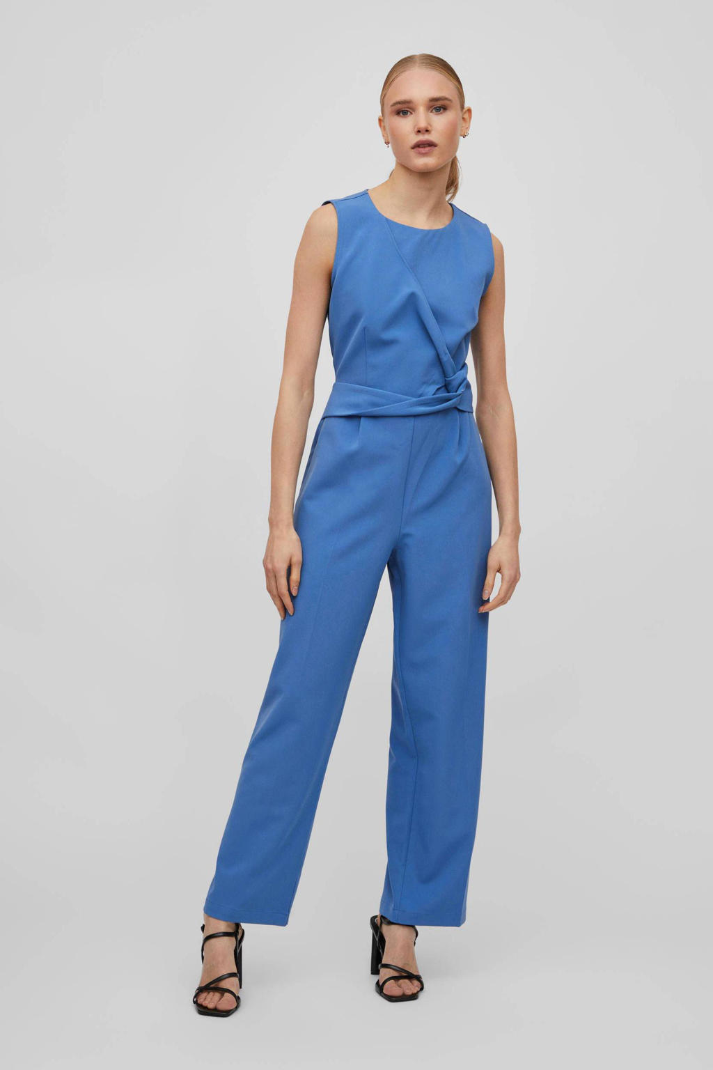 VILA jumpsuit VIGERY blauw kopen? in huis wehkamp