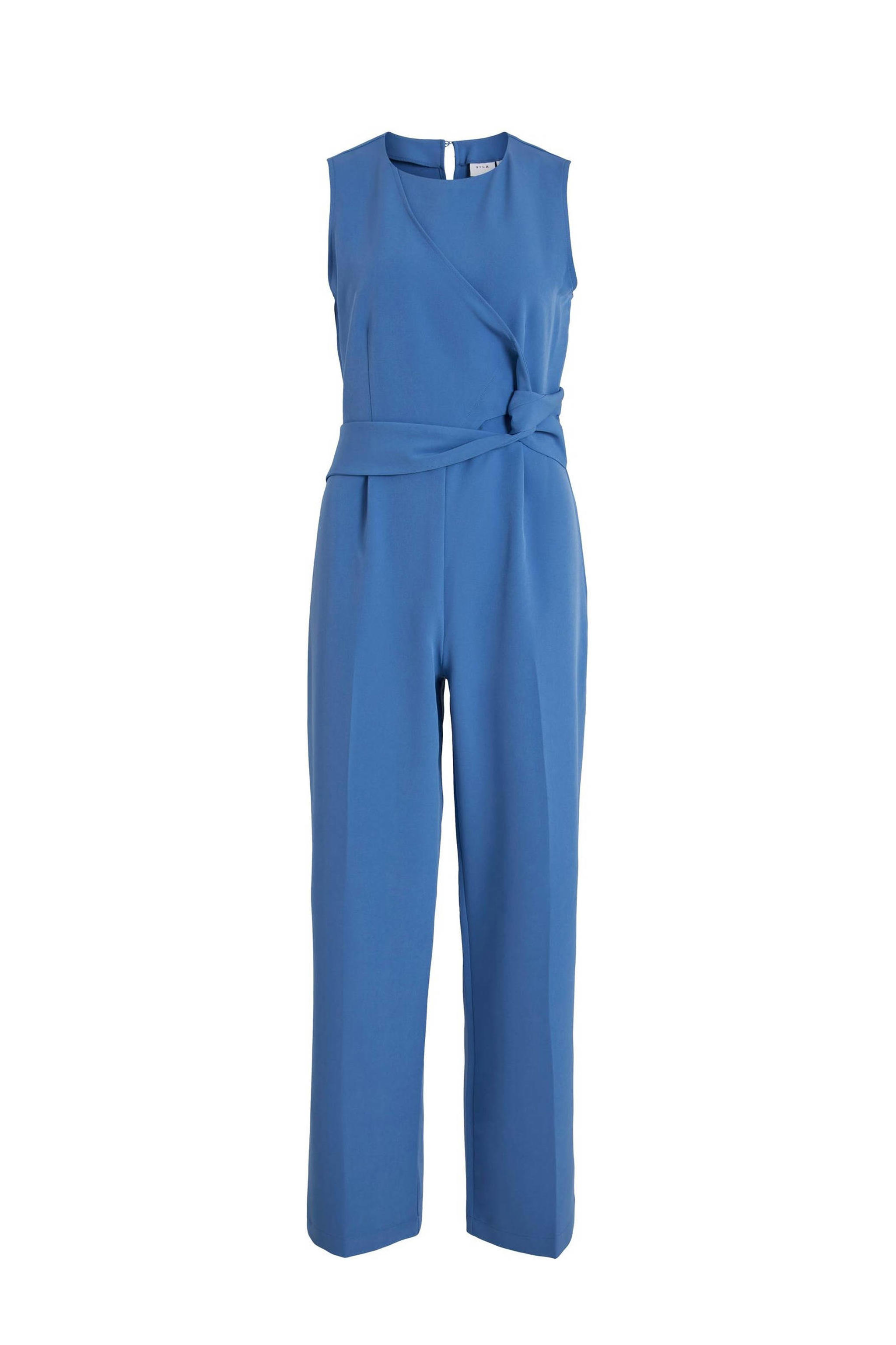 VILA jumpsuit VIGERY blauw kopen? in huis wehkamp