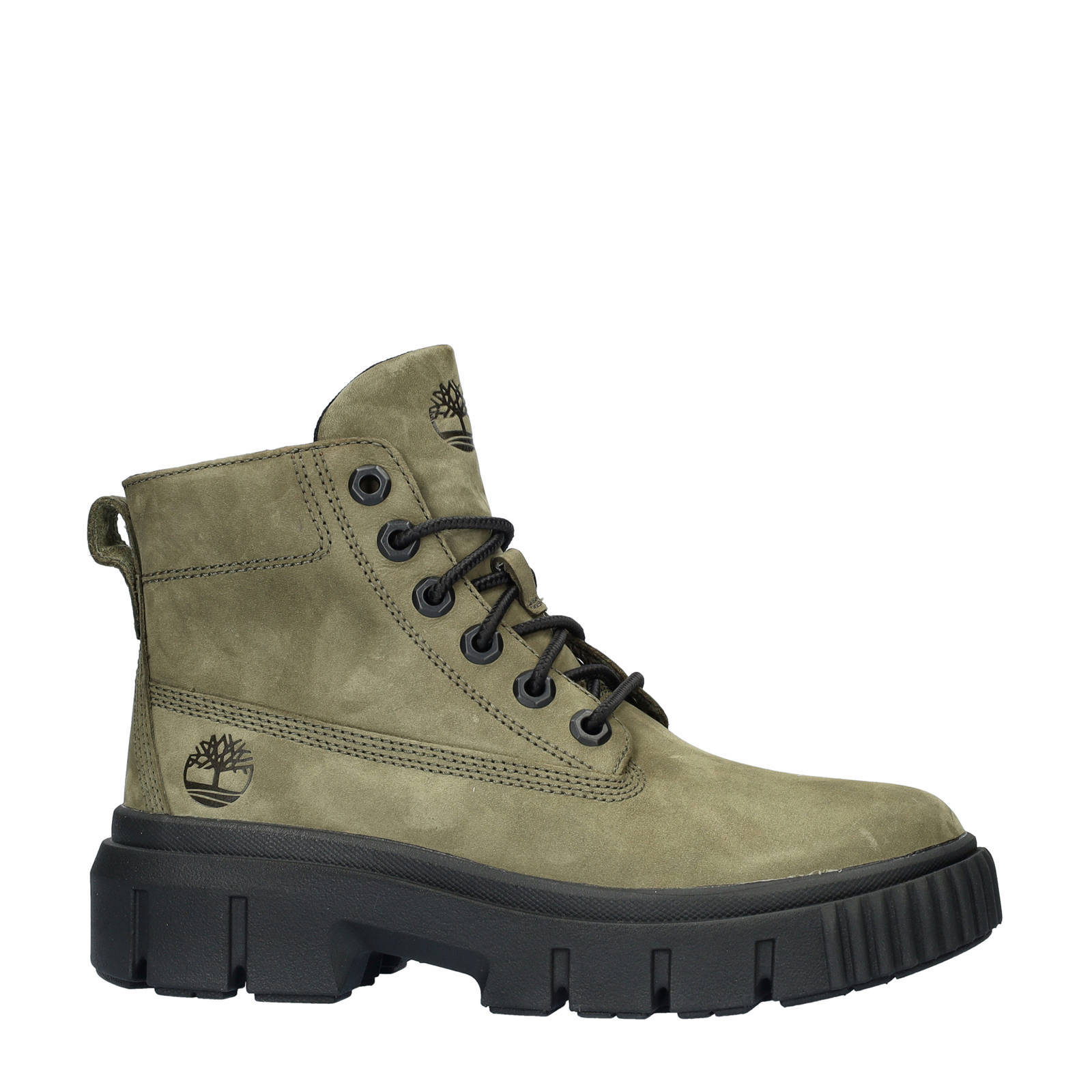 Groene TIMBERLAND Veterboots POKEY PINE 6IN BOOT KIDS | Omoda