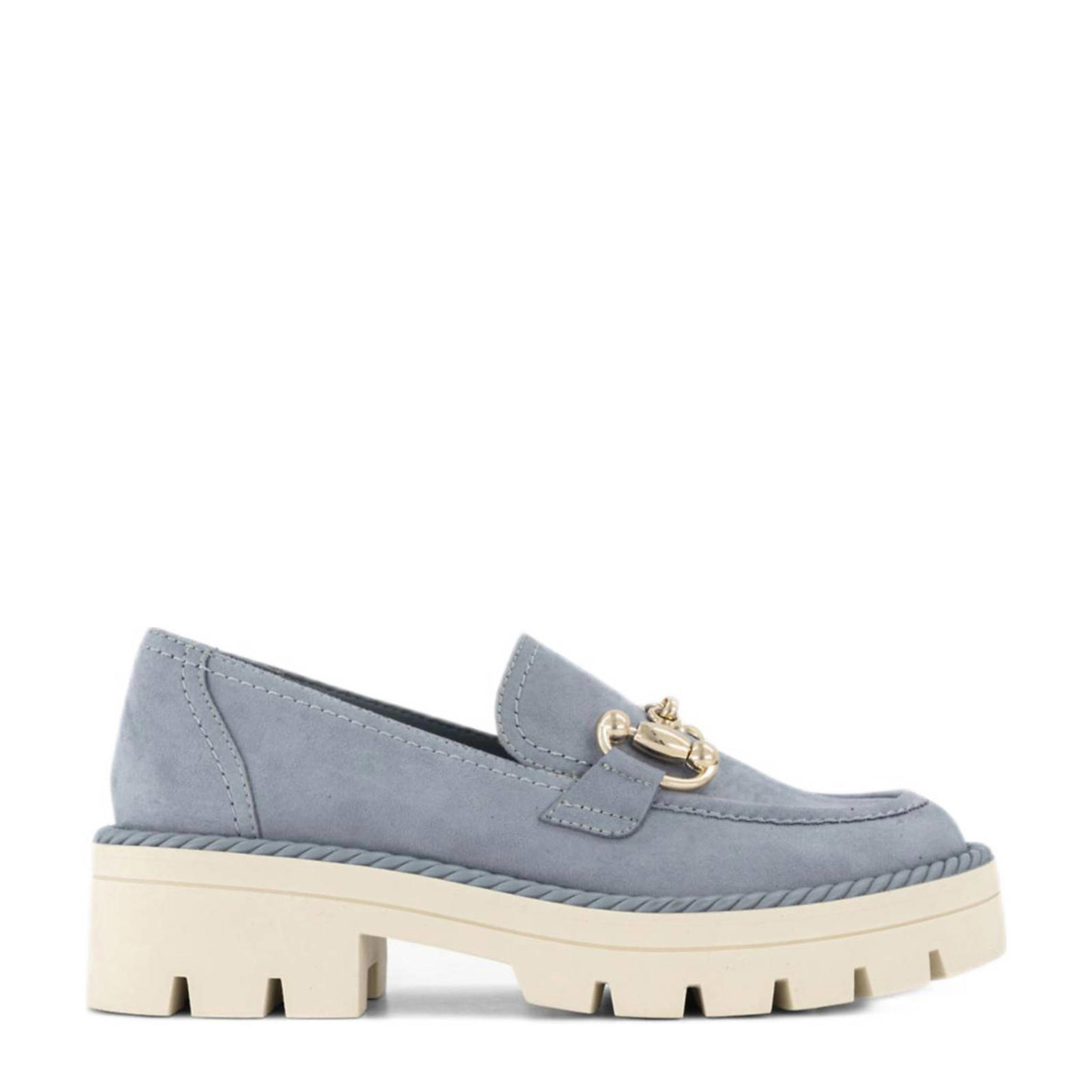 Oxmox chunky loafers met gesp blauw wehkamp