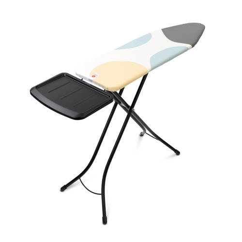 Brabantia Strijkplank B met Stoomunithouder - 124 x 38 cm - Spring Bubbles