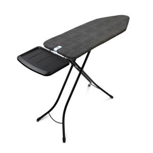 C Strijkplank C - met Stoomunithouder - 124x45 cm - Denim Black