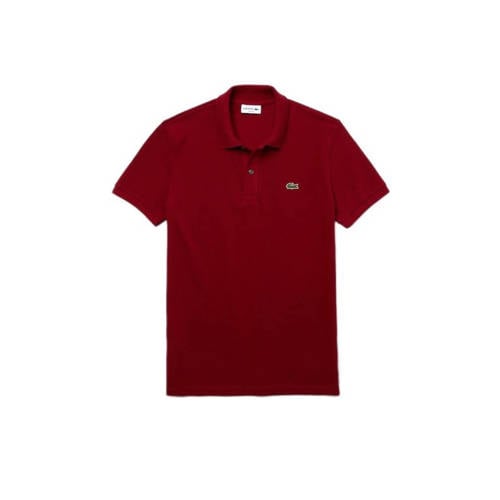 Lacoste slim fit polo Original bordeaux afbeelding