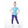 De Zoete Zusjes X 4President T-shirt Aisha met printopdruk blauw