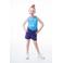 De Zoete Zusjes X 4President top Amira met all over print blauw/roze