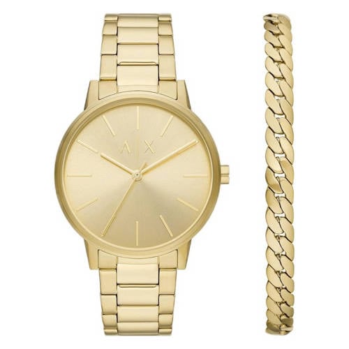 Armani Exchange horloge AX7144SET goudkleurig afbeelding