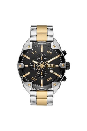 horloge DZ4627 Spiked zilverkleurig