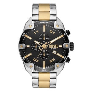 horloge DZ4627 Spiked zilverkleurig
