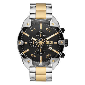 horloge DZ4627 Spiked zilverkleurig