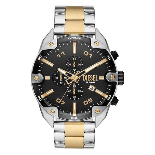 Diesel horloge DZ4627 Spiked zilverkleurig afbeelding
