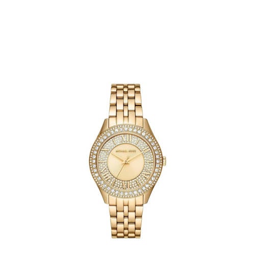 Michael Kors horloge MK4709 Harlowe goudkleurig