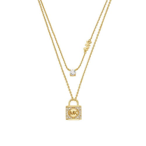 Michael Kors collier MKC1630AN710 Kors MK goudkleurig afbeelding
