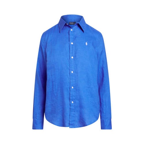 POLO Ralph Lauren linnen blouse blauw