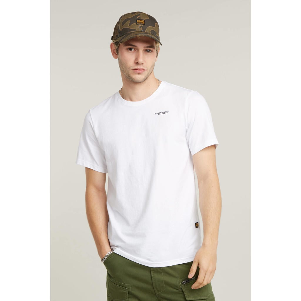 G-STAR slim fit T-shirt BASE white