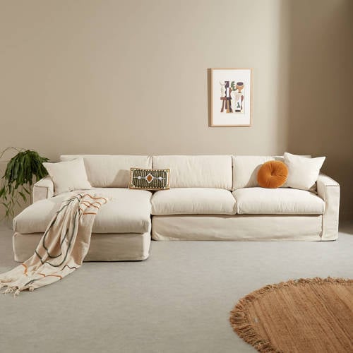 Studio LIVIT hoekbank links Claire - Beige (Cassie natural)