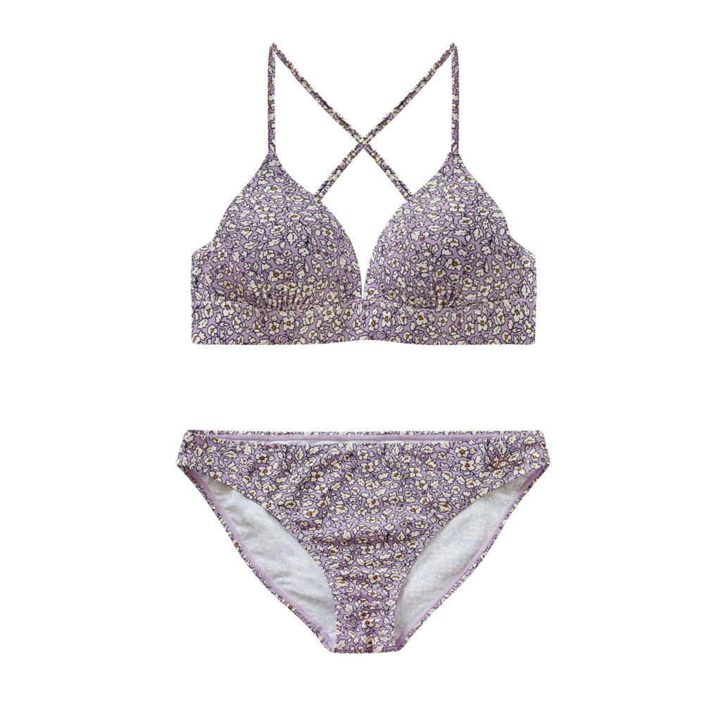 Salted Stories voorgevormde bikini set Saya lila