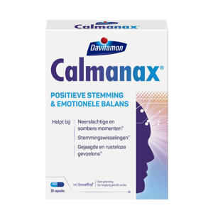 Calmanax positieve stemming & emotioneel balans voedingssupplement - 30 capsules