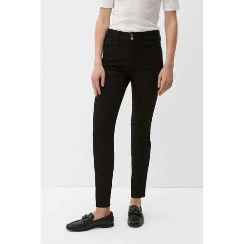 s.Oliver BLACK LABEL skinny broek zwart afbeelding