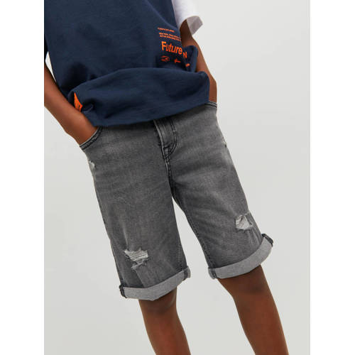 JACK & JONES JUNIOR short JJIRICK black denim