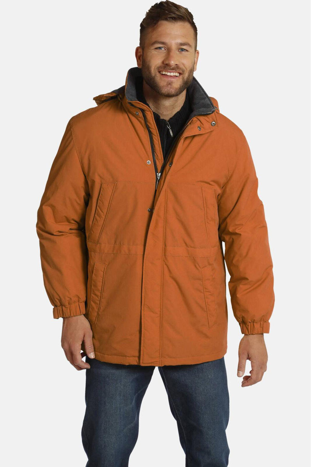 Jan Vanderstorm jas VICO Plus Size oranje
