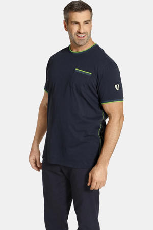 +FIT Collectie regular fit T-shirt  EARL PATON Plus Size donkerblauw