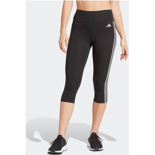 adidas Performance 3/4 sportlegging zwart/wit afbeelding